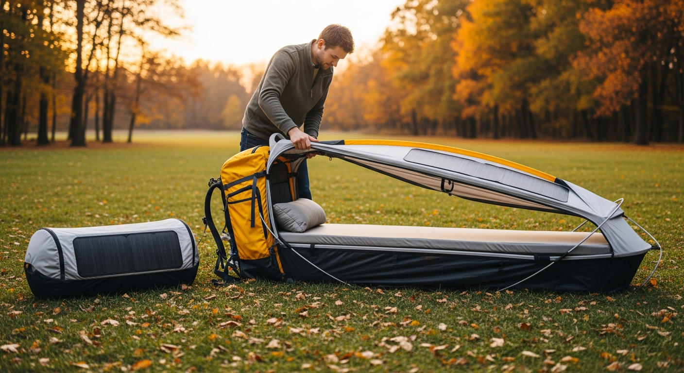 The Nomad Shell: Why This Backpack Bed Concept Reinvents Travel Sleep
