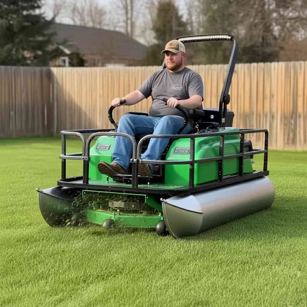 The Pontoon Boat Lawn Mower: From Viral Meme to Brilliant Yard Solution