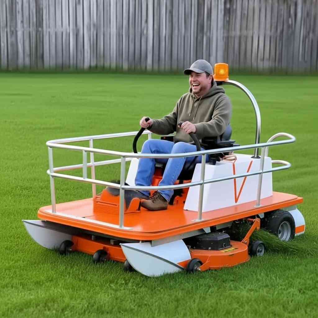 The Pontoon Boat Lawn Mower: From Viral Meme to Brilliant Yard Solution